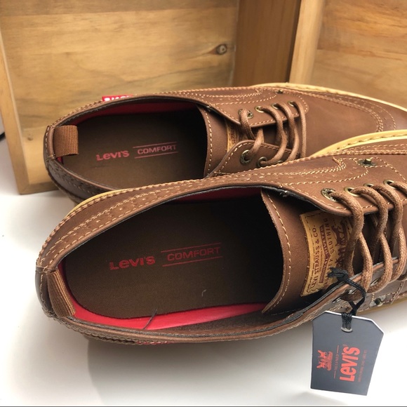 Levi’s Tindal UL Dark Tan Oxfords - Picture 8 of 13